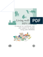 A Manual On Nutritional Care and Support For People Living With HIV/AIDS