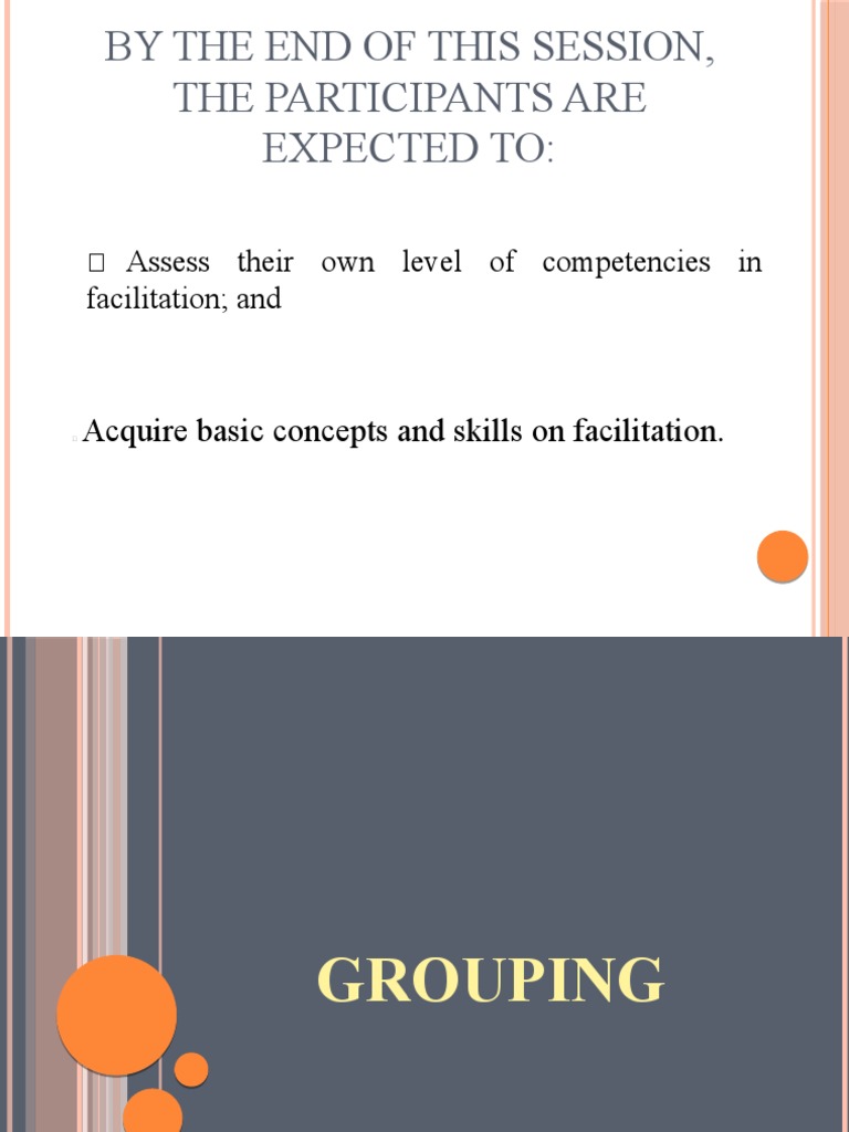 Facilitation Skills Training Overview | PDF | Facilitator | Learning