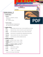 Ficha 52 Especies Literarios 1ro de Sec.