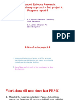 Advanced Epilepsy Research: Multidisciplinary Approach - Sub Project 4. Progress Report 6