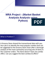 MRA Project - (Market Basket Analysis Analysis Using Python)
