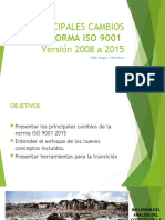 Principales Cambios Norma Iso 9001