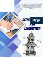 Introducción A La Lingüística - Prefa 2022 Oficial