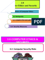 3.0 Computer Ethics and Security