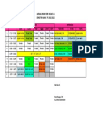 Jadwal Kelas 3 A