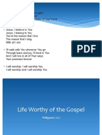 Life Worthy of The Gospel