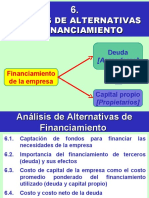ANÁLISIS DE ALTERNATIVAS DE FINANCIAMIENTO (6)