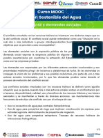 Curso MOOC Gestión Sostenible del Agua - Conflictos y demandas sociales