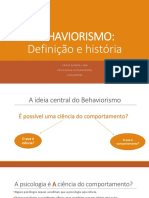 2-BEHAVIORISMO Definição e História