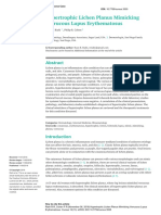 Hypertrophic Lichen Planus Mimicking Verrucous Lupus Erythematosus