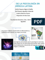 Origen de La Psicología en América Latina