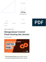 Mengevaluasi Control Panel Hosting Dan Domain