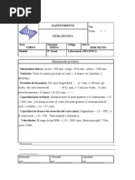 Formatos de Informes de Mantenimiento  Ingeniería 