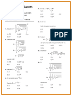 Álgebra y exponentes