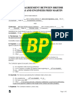 BP and Engineer Contract Agreement