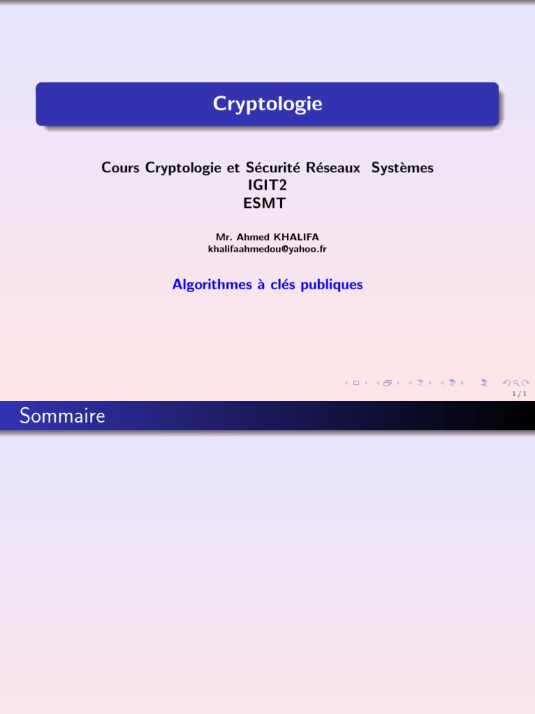 Cryptograph I Easy Met Rique | PDF | Public-key cryptography | Cryptage
