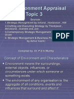 Environment Appraisal Chapter 3 - Module 1