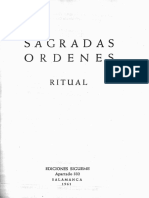 Ritual Sagradas Ordenes 1961