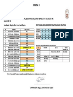 Cronograma de Actividades Curso Fisica II 2021 - 2