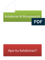 8.2- Kolaborasi & Musyawarah
