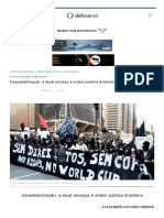 DefesaNet - Guerra Hibrida Brasil - Desestabilização_ a Atual Ameaça à Ordem Pública Brasileira