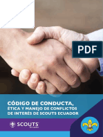 Código de Conducta, Ética y Conflicto de Interes