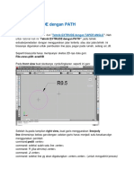 Tehnik EXTRUDE Dengan PATH