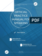 Official Practice Manual For Speaking Rev03