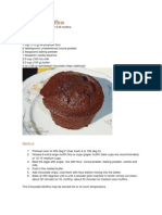 Chocolate Muffins: Ingredients