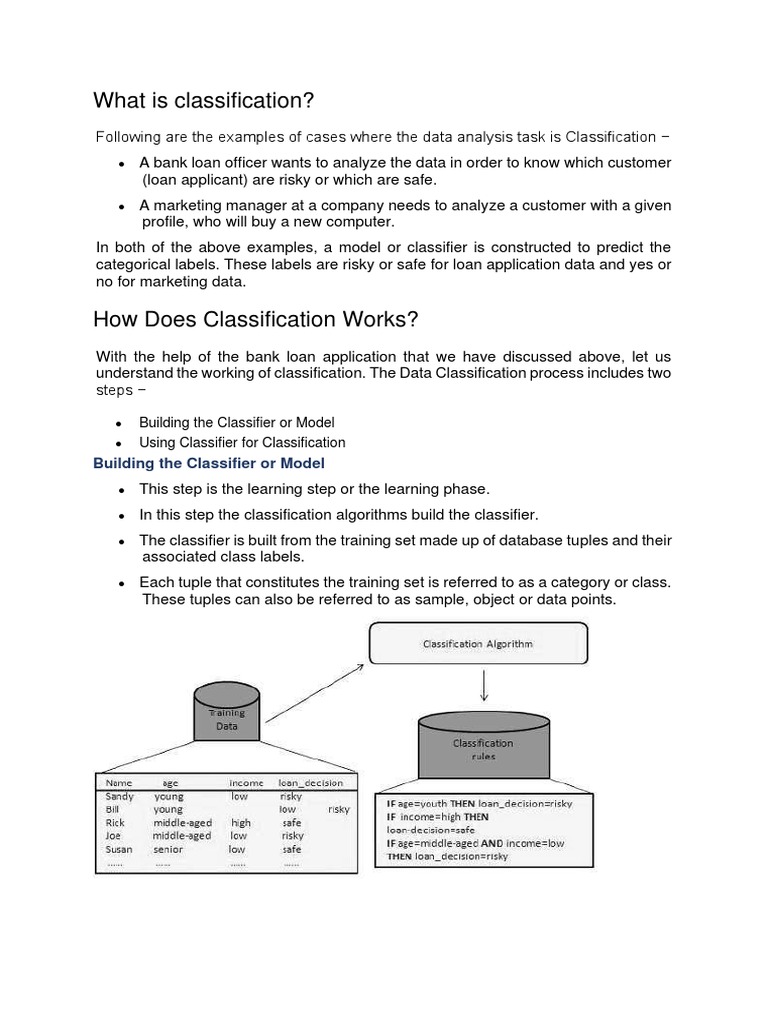 DM Mod 3 | PDF | Statistical Classification | Computer Data