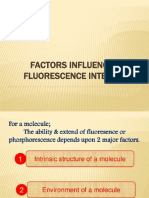 Factors Influencing Fluorescence Intensity