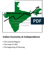 Indian Economy in Global Context: Subhalaxmi Mohapatra United World School of Business Dated: 17.01.2011