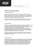 Challenges With Capital Expenditures: 1. Measurement Problems