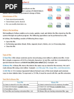 File Handing