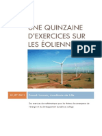 Quinzaine d'Exercices Sur Les Eoliennes (1)