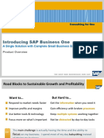 Introducing SAP Business One: A Single Solution With Complete Small Business Essentials