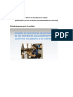 Material de Estudio Métodos de Preparación de Pedidos PDF