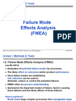 Failure Mode Effects Analysis (FMEA) : Annex I.2