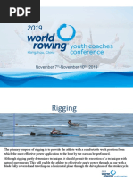 2019 World Rowing Youth Coaches Conference - Hangzhou, China Rigging.