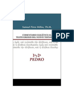 1 y 2 Pedro Comentario Exegético Al Griego Del N T Samuel Pérez