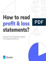 How To Read Statements?: Profit & Loss