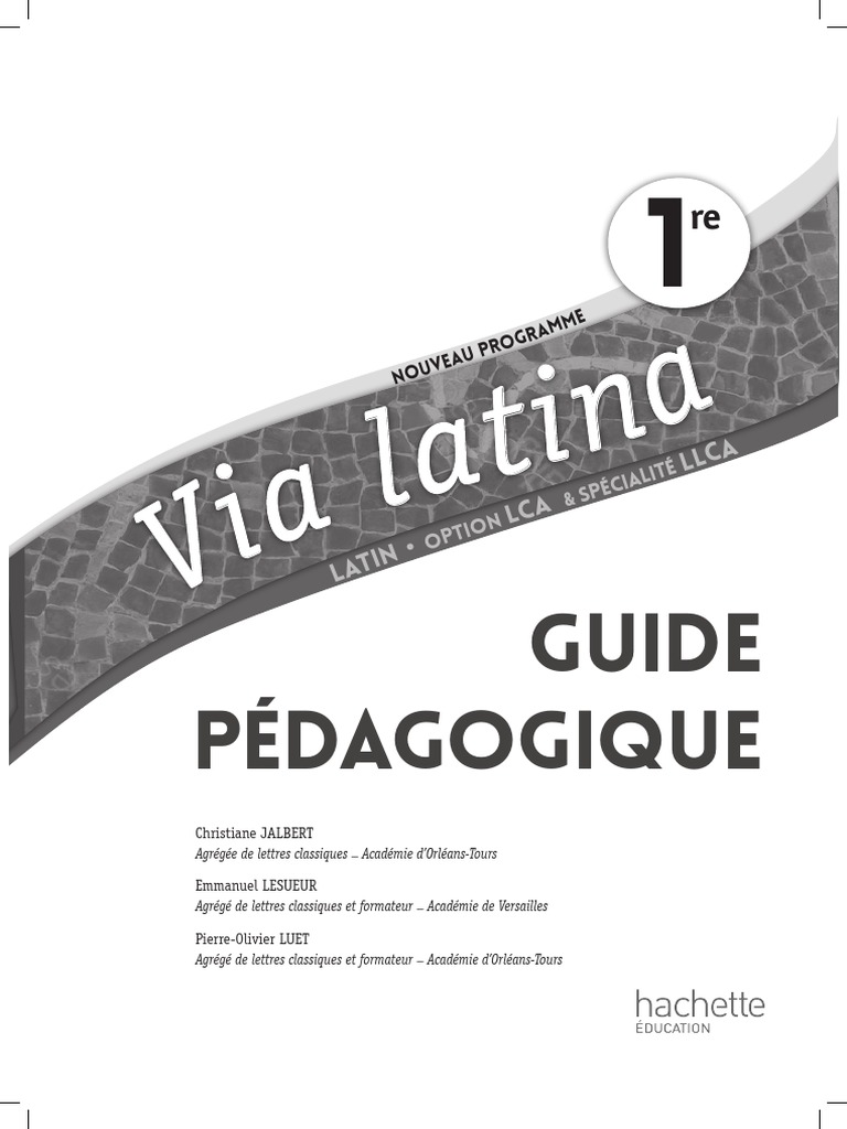 via latina 1ere lp pdf auguste republique romaine