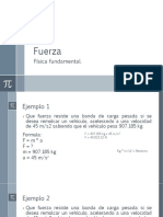 aplicar formula de Fuerza