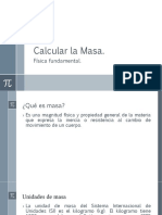 Calcular La Masa