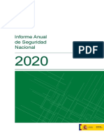 Informe Anual de Seguridad Nacional 2020 