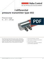 Relative and Differential Pressure Transmitter Type 692