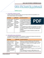 Méthodes d'Échantillonnage