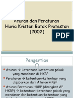 Aturan Dan Peraturan HKBP 2002