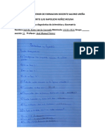 Prueba Diagnostica de Arit. y Geom. Septiembre 2021