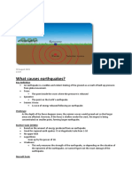 Lesson 4: What Causes Earthquakes?